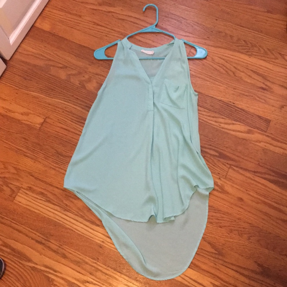 High low summer blouse